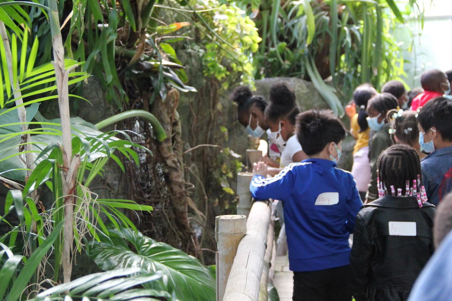 Students at Franklin Park